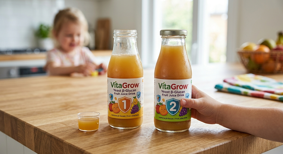 Introducing VitaGrow's New Yeast β-Glucan Allergy Relief Drink — Stage 1 & 2